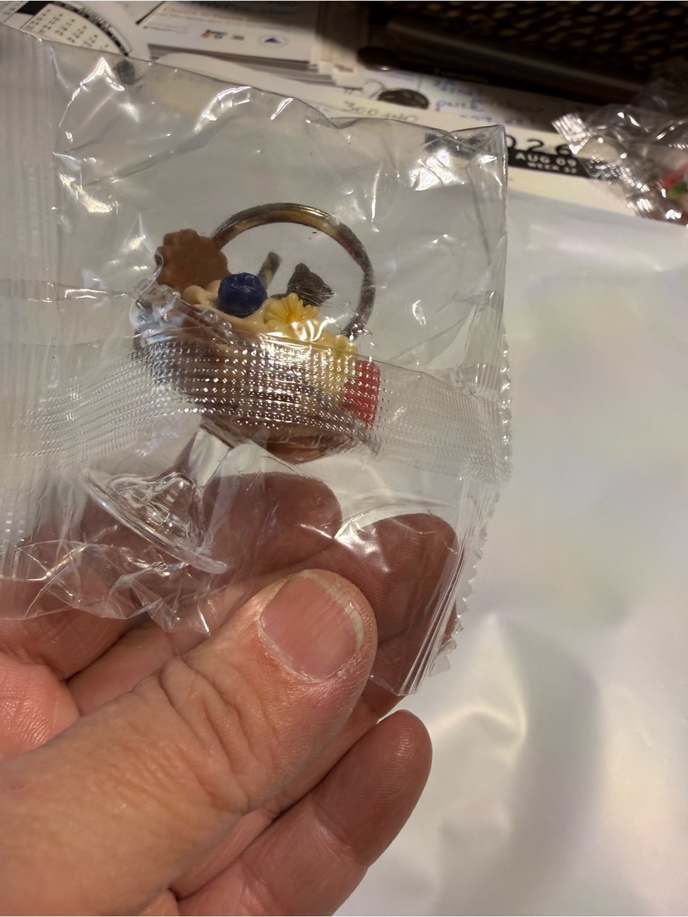 Mini Dessert Charm Keychain - Picture 2 of 3